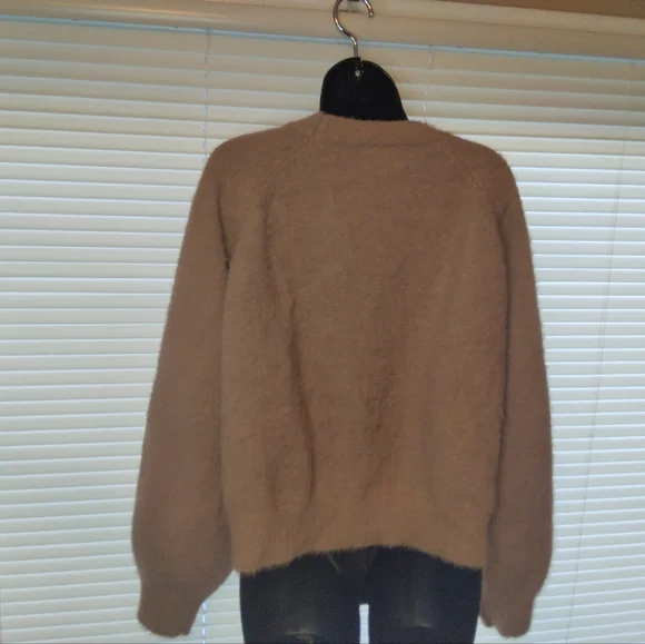 Truth By Republic Fuzzy Button Up Textured Knit Cardigan Sweater Size L - Picture 5 of 10